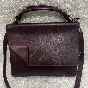 DELVAUX leather shoulder bag / purse / hand bag